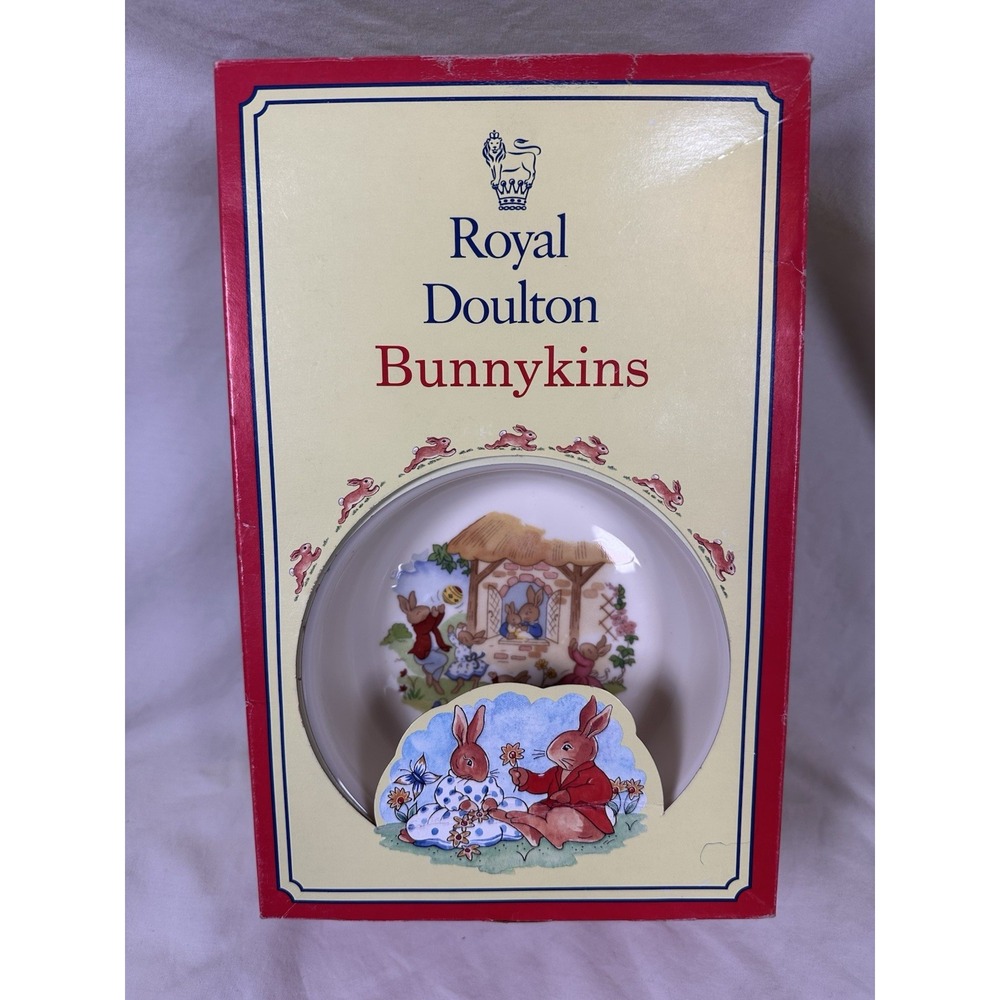 Royal Doulton‎ Bunnykins Infant's 2 Pc Set Cereal Bowl & Mug New in Box